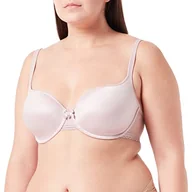 Biustonosze - Huber Damski biustonosz z krótkim rękawem w kropki, fioletowy Ice, Normal - miniaturka - grafika 1