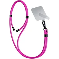 Etui i futerały do telefonów - 3mk Sznurek do Etui EasyClip Pink (black) - miniaturka - grafika 1