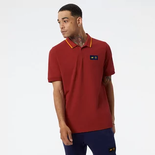 Koszulki męskie - Koszulka New Balance MT231234RDP  czerwona - grafika 1