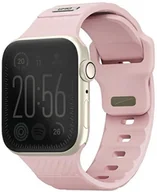 Akcesoria do smartwatchy - UNIQ pasek Stride Apple Watch Series1/2/3/4/5/6/7/8/9/SE/SE2 38/40/41mm FKM Rubber Strap różowy/pale pink - miniaturka - grafika 1