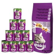 Sucha karma dla kotów - Whiskas Adult z tuńczykiem 14 kg - miniaturka - grafika 1