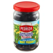 Warzywa w marynacie - La Pedriza Oliwki czarne bez pestki bez zalewy 125 g - miniaturka - grafika 1