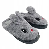 Buty dla dziewczynek - Kapcie Dziecięce Ciepłe Pantofle Domowe Bambosze Słodki Króliczek r. 28-29 - miniaturka - grafika 1