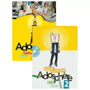 Adosphere 2. Podręcznik i zeszyt ćwiczeń do języka francuskiego + CD - Książki do nauki języka francuskiego Adosphere 2. Podręcznik i zeszyt ćwiczeń do języka francuskiego + CD - Książki do nauki języka francuskiego - miniaturka - grafika 1