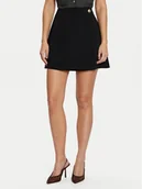 Spódnice - Guess Spódnica mini W5RD68 WGLO2 Czarny Regular Fit - miniaturka - grafika 1