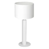 Lampy stojące - Luminex Table lamps 3661 Lampa stołowa lampka 1x60W E27 biały - miniaturka - grafika 1