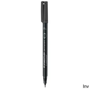 Staedtler Foliopis Lumocolor ST314-9 czarny (10szt) - Przybory szkolne - miniaturka - grafika 1