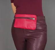 Nerki - Torebka nerka/mini torebka YOKO różowa - miniaturka - grafika 1