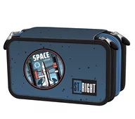 Piórniki - Piórnik 3-komorowy z wyposażeniem PC5 Space Moon - ST-Majewski - miniaturka - grafika 1