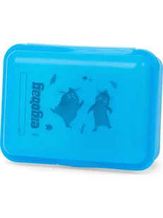 Ergobag Pojemnik w kolorze błękitnym na lunch - 18 x 7 x 13 cm - Sztućce dla dzieci - miniaturka - grafika 1