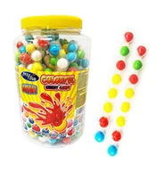 Gumy do żucia, lizaki, dropsy - Gumy kulki ColorFul  gummi candy 400 SZTUK 800G - miniaturka - grafika 1
