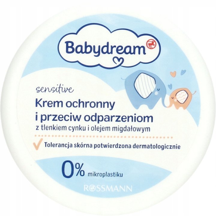 BABYDREAM Sensitive Krem na odparzenia ochronny bezzapachowy 150 ml