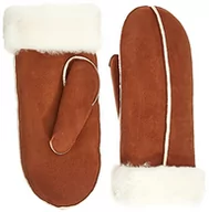 Rękawiczki - BOSS Damskie rękawiczki Gashearli, średni brąz 219, 6,5 - miniaturka - grafika 1