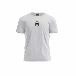 Bona Basics, Męski T-shirt z cyfrowym nadrukiem,% 70% bawełna% 30 poliester, szary, na co dzień, męskie topy, rozmiar: M, szary, M - Koszulki męskie - miniaturka - grafika 1