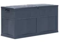 Skrzynie ogrodowe - Czarna skrzynia ogrodowa 320L C2-G67 - miniaturka - grafika 1