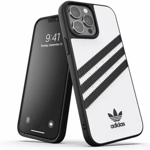 Adidas Etui 3-stripes Snap Case do iPhone 13 Pro Max, biało-czarne - Etui i futerały do telefonów - miniaturka - grafika 1