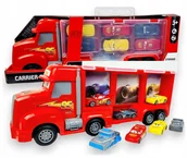 Zabawki zdalnie sterowane - Tir Maniek Ciężarówka z Lawetą + Zestaw Samochodów Auta na napęd i Zygzak - miniaturka - grafika 1