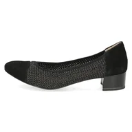 Czółenka - CAPRICE Damskie czółenka 9-22502-42, czarny Comb, 38.5 EU - miniaturka - grafika 1