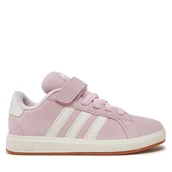 Buty dla dziewczynek - Sneakersy adidas Grand Court 00s JH6181 Różowy - miniaturka - grafika 1