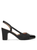 Sandały damskie - Clara Barson Sandały WS24202-01 Czarny - miniaturka - grafika 1