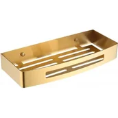 Koszyki łazienkowe - Omnires Uni koszyk łazienkowy złoty szczotkowany UN10331GLB - miniaturka - grafika 1