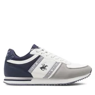 Sneakersy męskie - Sneakersy Beverly Hills Polo Club BOWIE-01 Biały - miniaturka - grafika 1