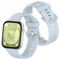 Akcesoria do smartwatchy - Pasek Bizon Strap Watch Silicone Pro do Huawei Watch Fit 3, jasnoniebieski - miniaturka - grafika 1