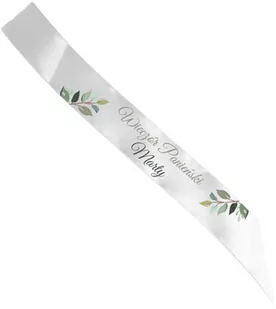 Szarfa personalizowana z imieniem na Wieczór Panieński - 140 cm - 1 szt. - Wieczór panieński i kawalerski - miniaturka - grafika 1