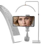 Lampy kosmetyczne - SkinMedica™ Lampa kosmetyczna 46W stojąca biała - miniaturka - grafika 1