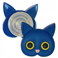 Pozostałe akcesoria do telefonów - Uchwyt Do Telefonu Na Palec 3D Cat Holder Na Telefon Niebies Samoprzylepny Phone Holder - miniaturka - grafika 1