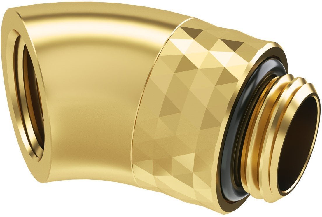 Barrow Dazzle Adapter 45 Grad G1/4 Zoll AG auf G1/4 Zoll IG - drehbar, gold TDWT45-B01 GO