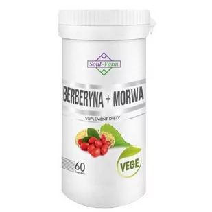 Soul Farm Berberyna + morwa biała ekstrakt (300 mg + 300 mg) 60 kaps. - Odchudzanie i oczyszczanie - miniaturka - grafika 1