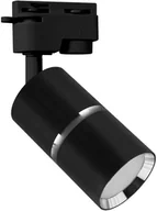 Lampy sufitowe - Oprawa do szynoprzewodu czarna chrom DIOR TRA gu10 1 fazowa - miniaturka - grafika 1