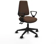 Fotele i krzesła biurowe - Krzesło Biurowe Piqueras y Crespo BFN066N Ceimnobrązowy - miniaturka - grafika 1