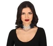 Gadżety na imprezę - Naszyjnik Choker Dłonie Szkieletora - miniaturka - grafika 1