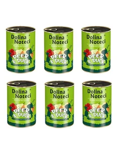 Dolina Noteci Premium SuperFood jeleń i kaczka 400 g x 6 szt - Mokra karma dla psów - miniaturka - grafika 1