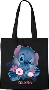Disney TOTE BAG STITCH", REFERENCJA : BWDLILOBB002, CZARNY, 38 X 40 CM - Torebki damskie - miniaturka - grafika 1
