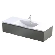 Szafki łazienkowe - Szafka łazienkowa pod umywalkę Oristo Brylant 120 cm zielony mat OR36-SD1S-120-17R - miniaturka - grafika 1