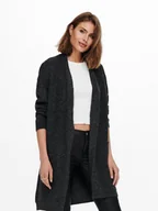 Swetry damskie - ONLY Kardigan 15179815 Szary Regular Fit - miniaturka - grafika 1