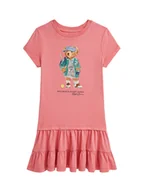 Sukienki i spódniczki dla dziewczynek - Polo Ralph Lauren Sukienka codzienna 312971130001 Różowy Regular Fit - miniaturka - grafika 1