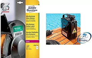 Avery Zweckform Etykiety polietylenowe ultra resistant A4 40 ark./op. 210x148mm ZWECKFORM L7916-40 L7916-40 - Etykiety samoprzylepne i bloki etykiet - miniaturka - grafika 1