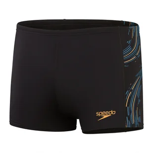 Męskie Bokserki kąpielowe SPEEDO TECH PNL ASHT AM 8-00303516839 – Czarny - Kąpielówki męskie - miniaturka - grafika 1