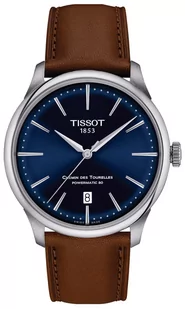 Zegarek Zegarek Tissot T139.807.16.041.00 CHEMIN DES TOURELESS POWERMATIC 80 39 MM - Zegarki męskie - miniaturka - grafika 1