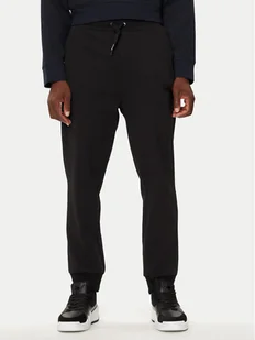 Armani Exchange Spodnie dresowe 6DZPAB ZJKBZ 1200 Czarny Regular Fit - Spodnie sportowe męskie - miniaturka - grafika 1