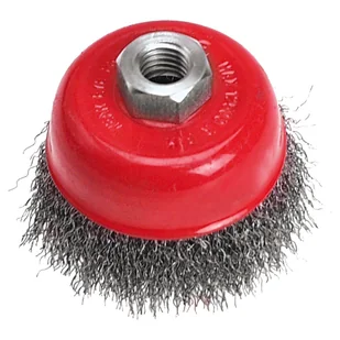 Topex Grupa sp. z o.o. S.K. Szczotka druciana doczołowa 100 mm x M14 62H111 - Narzędzia warsztatowe - miniaturka - grafika 2