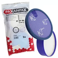Filtry do odkurzaczy - Paxanpax PFC394 kompatybilny zestaw filtrów do Dyson DC27 (2 sztuki), biały - miniaturka - grafika 1