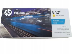 HP Tusz Ink Cartridge/842C 775ml Yellow C1Q56A - Dodatki do drukarek i skanerów - miniaturka - grafika 1
