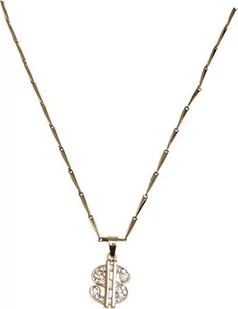 Urban Classics Spinki do mankietów, uniseks, małe dollar Necklace, złoty, one Size - Spinki do mankietów i krawatów - miniaturka - grafika 1