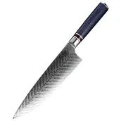 Noże kuchenne - Japoński Nóż Szefa Kuchni Stal Damasceńska Vg-10 - miniaturka - grafika 1