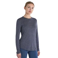 Koszulki sportowe damskie - Damska koszulka termoaktywna Icebreaker Merino 125 Cool-Lite™ Sphere III LS Tee midnight navy heather - L - miniaturka - grafika 1